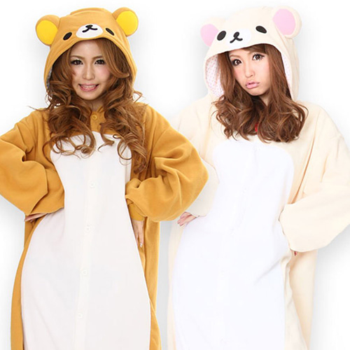 SAZAC(사자크) san-x 리락쿠마, 코리락쿠마 동물 잠옷 (일본직수입정품)